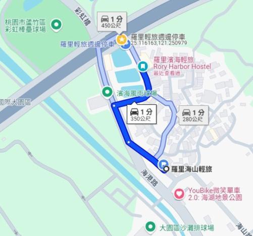 羅里濱海輕旅 Rory Hostel Luzhu Exteriör bild