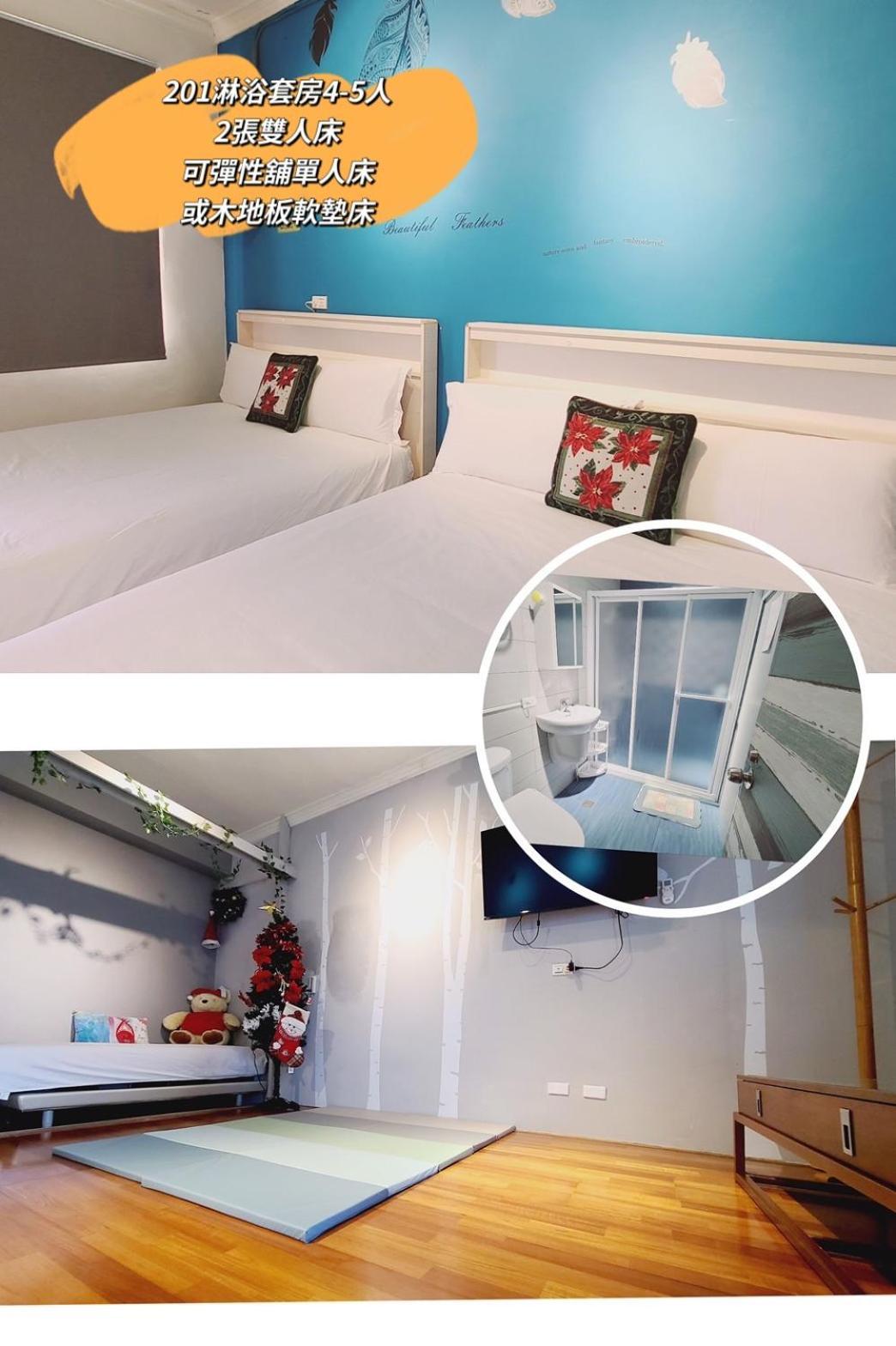 羅里濱海輕旅 Rory Hostel Luzhu Exteriör bild